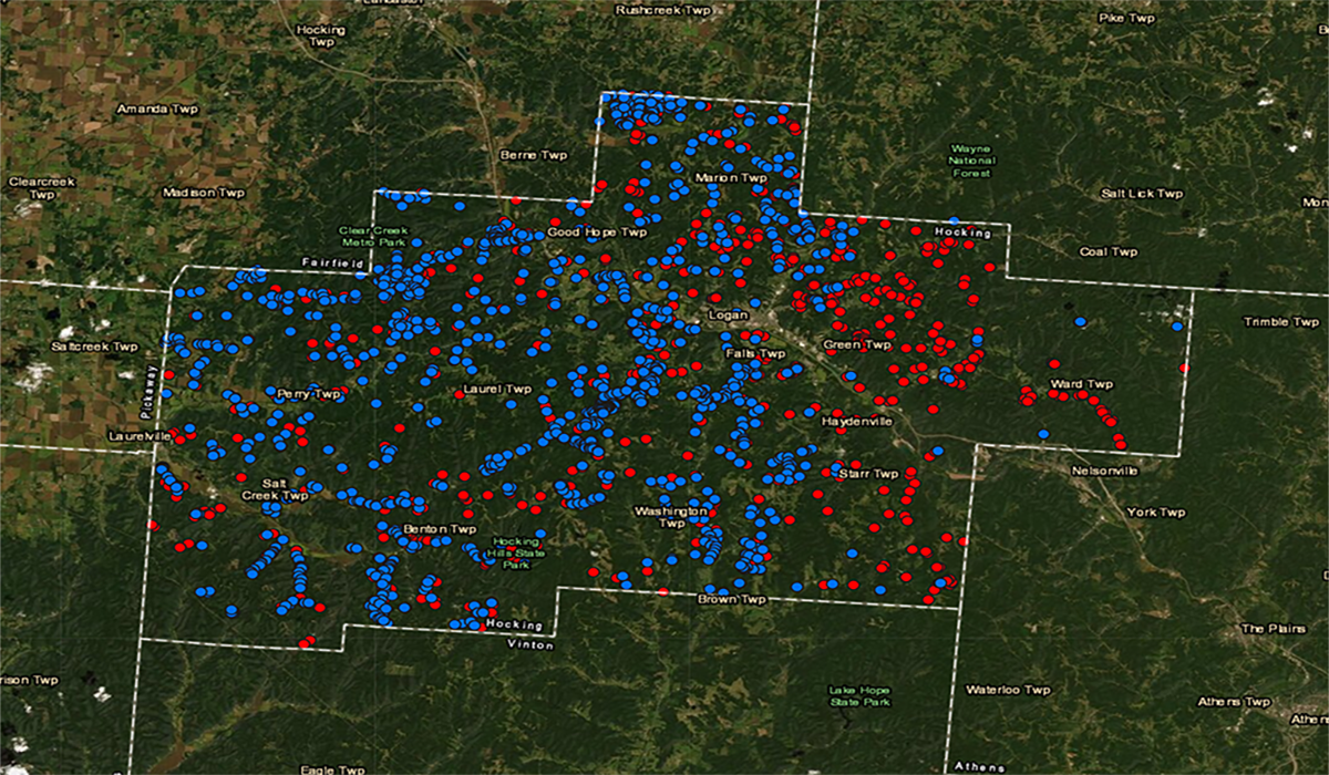 web based map heading heat base map