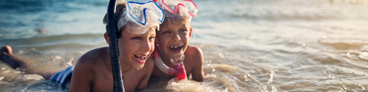 kids at beach